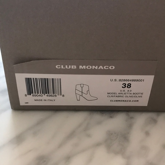 Club Monaco Suede Boots Size 7.5 - Picture 4 of 4